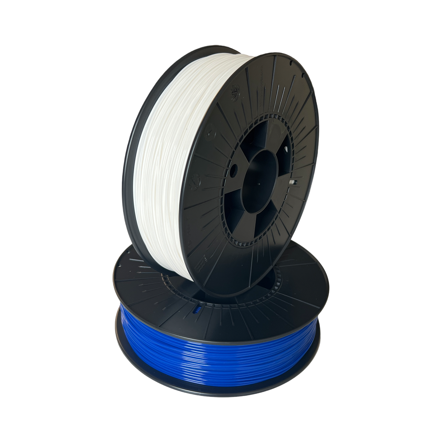 2 Rollen Nordbrise Filament PLA+ 1,75mm ultramarinblau/weiß